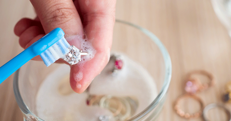 Cleaning For Your Diamond Jewelry - At Home