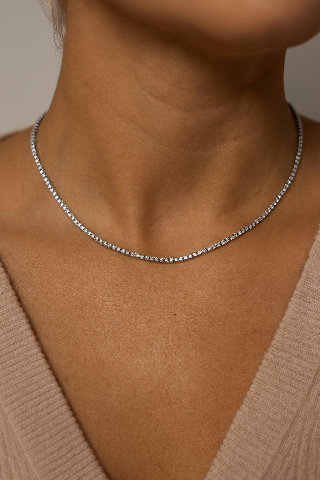 Adjustable Tennis Necklace
