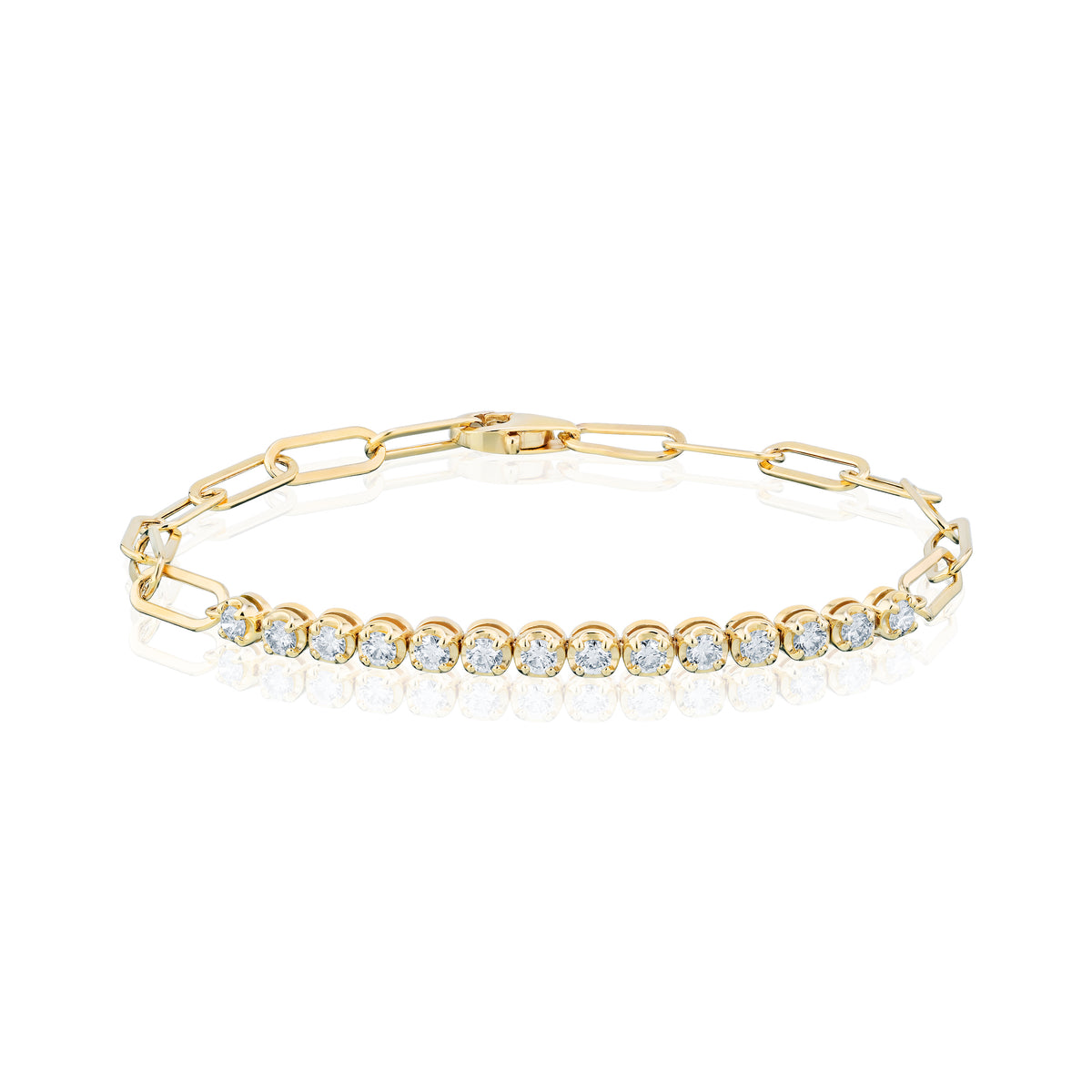 Illusion Set Paperclip Bracelet
