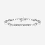 7 Carat Lab Grown Emerald Diamond Tennis Bracelet