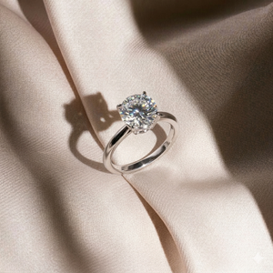 Round Engagement Ring