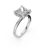 2.70ct IGI CERTIFIED Lab Grown Princess-Cut Diamond with Hidden Halo Engagement Ring