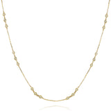 Diamond By The Yard Three-Station Diamond Necklace - The Diamond Channel