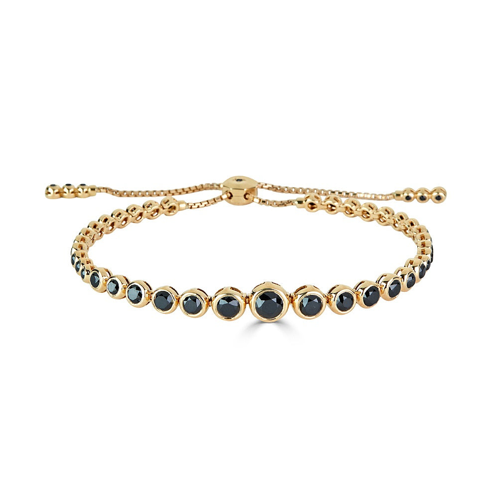 Black Diamond Adjustable Bracelet
