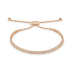 Four-Prong Square Shaped Adjustable Bracelet - The Diamond Channel