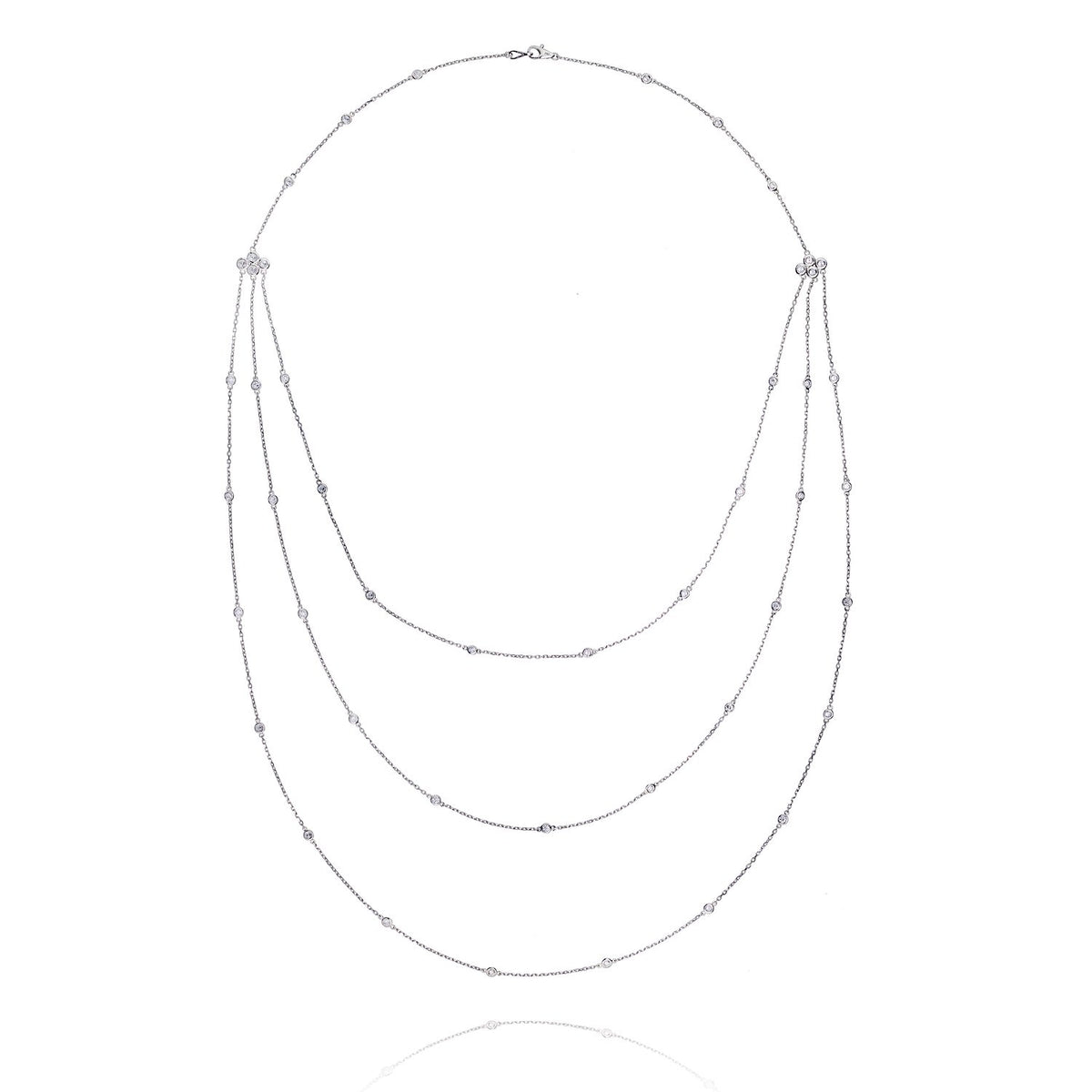 Diamond by The Yard Chandelier Necklace - The Diamond Channel