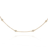 Diamond By The Yard 10-Stone Necklace