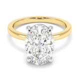 3.05ct IGI CERTIFIED Lab Grown Oval-Cut Diamond Engagement Ring