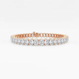 Oval Diamond Tennis Bracelet