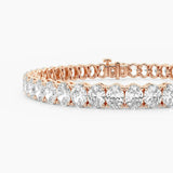 Oval Diamond Tennis Bracelet