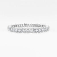 Oval Diamond Tennis Bracelet