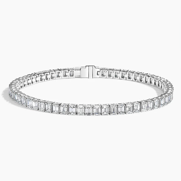 Emerald Diamond Tennis Bracelet