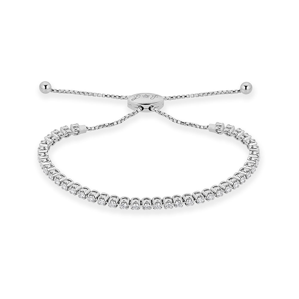 Adjustable Illusion-Set Bracelet