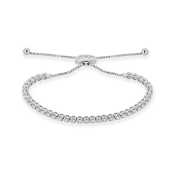 Adjustable Illusion-Set Bracelet