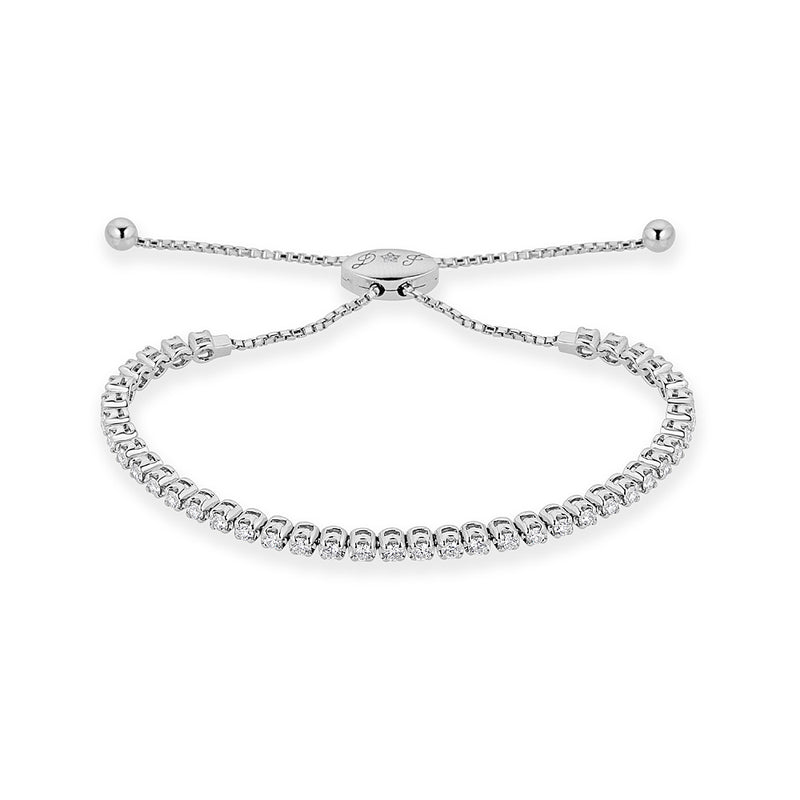 Adjustable Illusion-Set Bracelet
