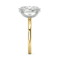 3.05ct Lab Grown Oval-Cut Diamond Engagement Ring