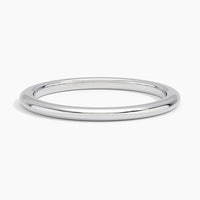 Classic White Gold Wedding Band