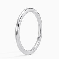 Classic White Gold Wedding Band