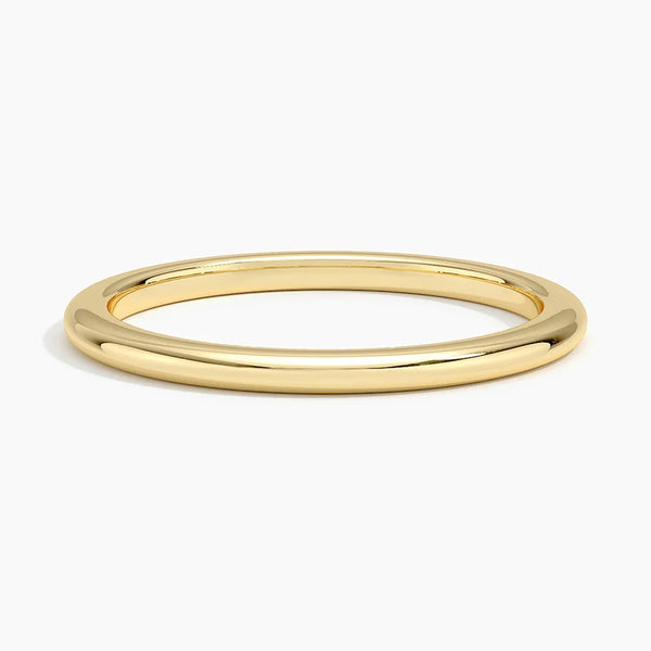 Classic Yellow Gold Wedding Band