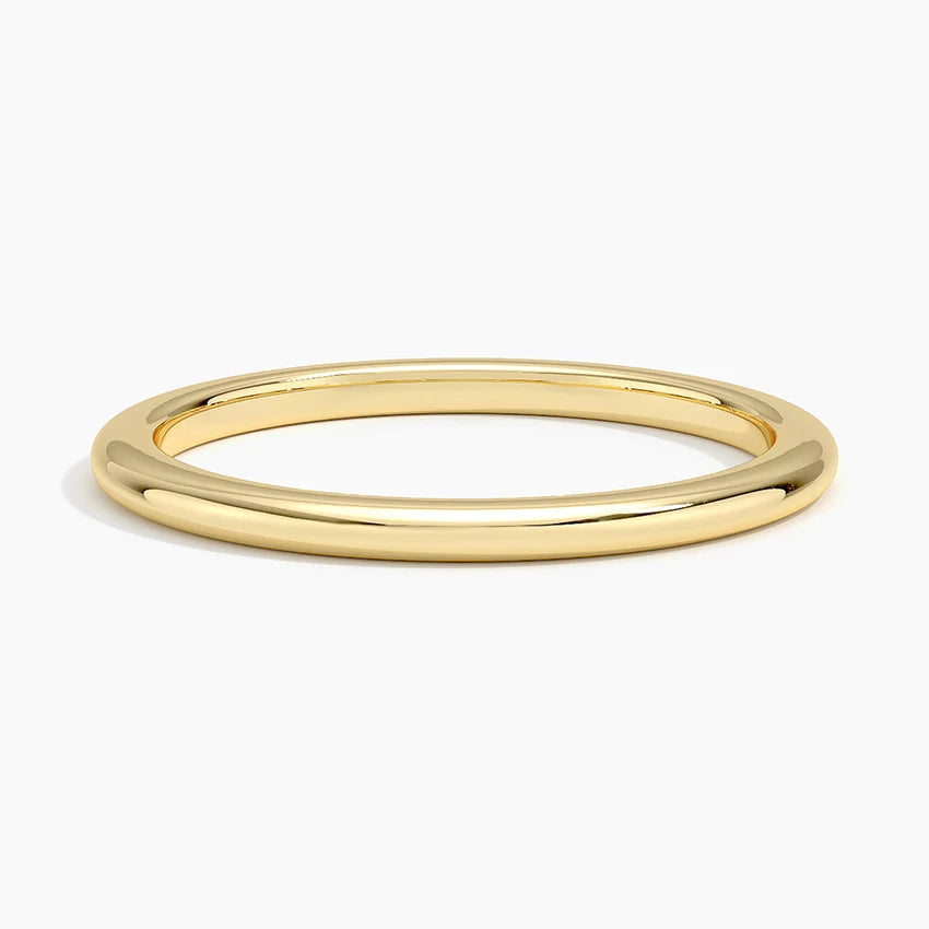 Classic Yellow Gold Wedding Band
