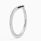 Classic Curve Pave Wedding Band