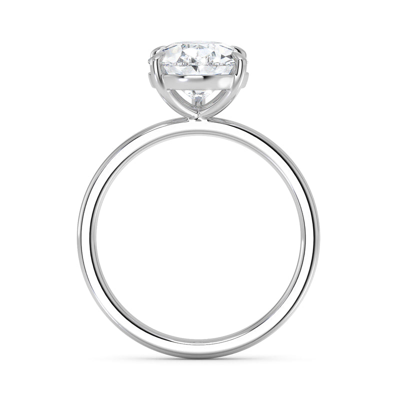 3.08ct Lab Grown Pear-Shape Diamond Engagement Ring