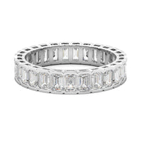 Half-Bezel Lab Grown Diamond Eternity Ring