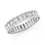 2 Cttw Half-Bezel Lab Grown Diamond Eternity Ring