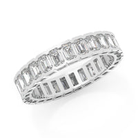 Half-Bezel Lab Grown Diamond Eternity Ring