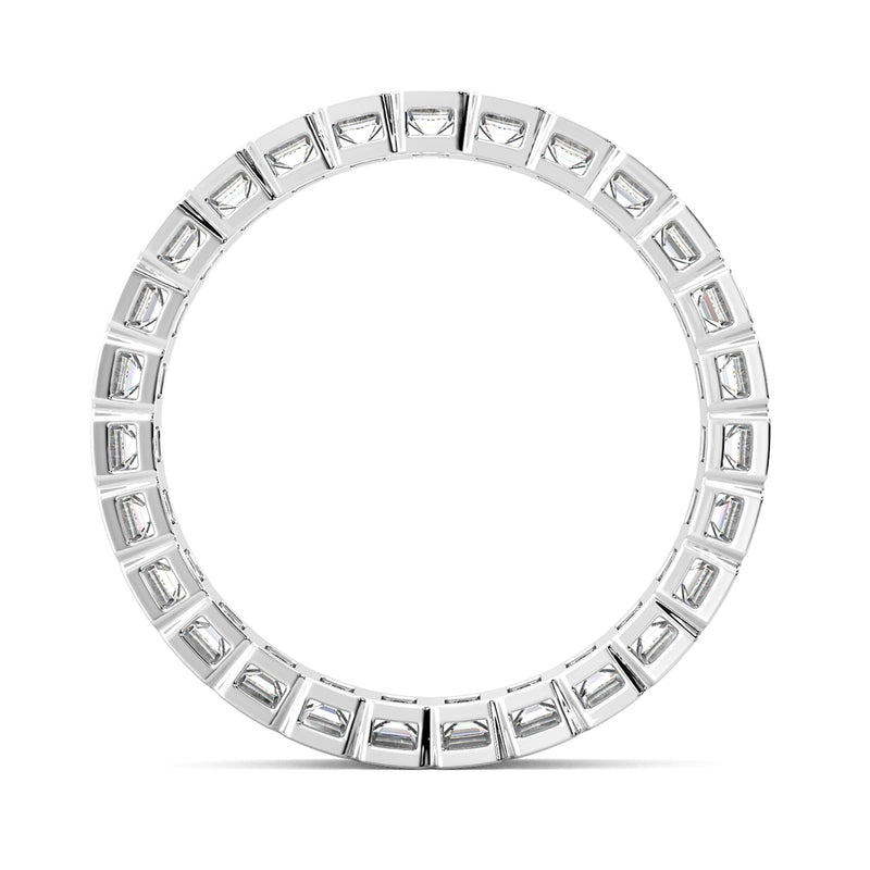 Half-Bezel Lab Grown Diamond Eternity Ring