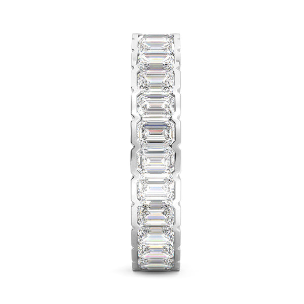Half-Bezel Lab Grown Diamond Eternity Ring