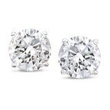 Certified 14 Karat White Gold Natural Diamond Stud Earrings (starting at 0.50 carat )