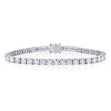 1 Carat White Gold Tennis Bracelet