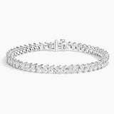 Diagonal Marquise Diamond Tennis Bracelet