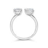 Oval and Radiant Toi et Moi Ring