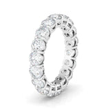 5 Carat Lab Grown Round-Cut Eternity Band