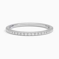Round Pave Natural Diamond Eternity Band (All The Way Around)