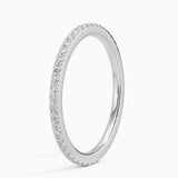 Round Pave Natural Diamond Eternity Band (All The Way Around)