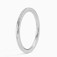 Round Pave Natural Diamond Eternity Band (1/4 way around)