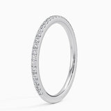 Round Pave Natural Diamond Eternity Band (3/4 way around)