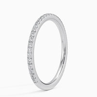 Round Pave Natural Diamond Eternity Band (3/4 way around)