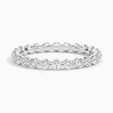 Round Shared Prong Natural Diamond Eternity Band