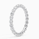 Round Shared Prong Natural Diamond Eternity Band