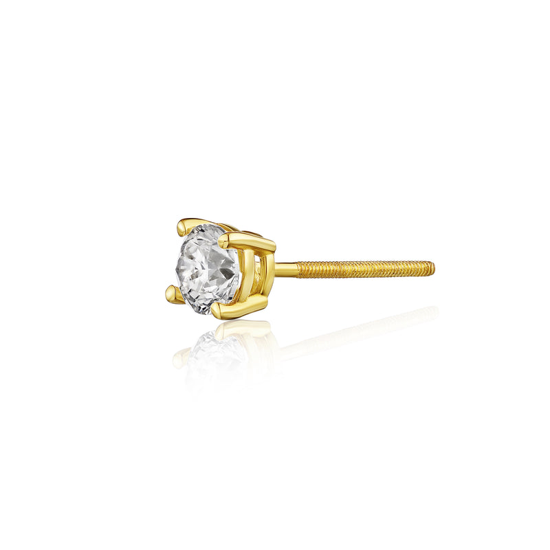 Single Stud Lab Grown Diamond Earring