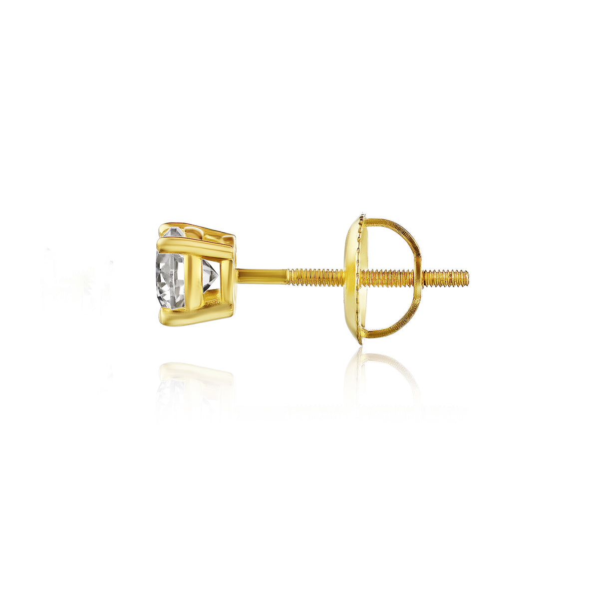 Single Stud Lab Grown Diamond Earring
