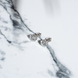 Certified 14 Karat Gold Lab Grown Diamond Stud Earrings