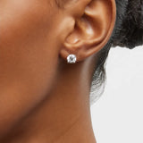 Certified 14 Karat Gold Lab Grown Diamond Stud Earrings