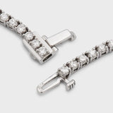 Lab Grown Round Diamond Tennis Necklace