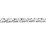 Diamond Station Tennis Bracelet (Made in Italy)