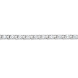 Diamond Station Tennis Bracelet (Made in Italy)